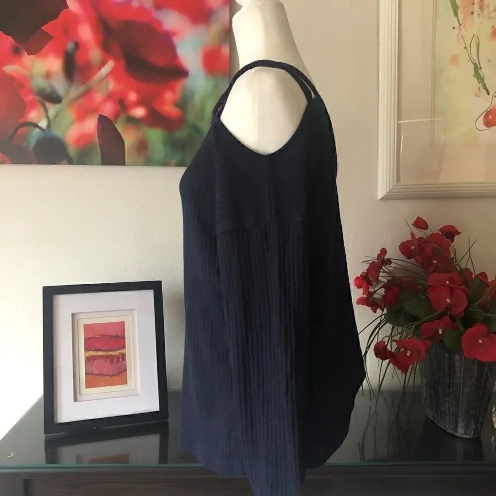 Cold Shoulder Dark Navy Sweater M - Picture 7 of 8